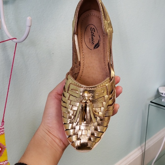 Ethnic shoes Mexican leather shoes - Picture 3 of 3